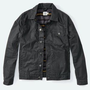 Flint and Tinder: Flannel-lined Waxed Trucker Jack